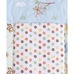 Babyhug Premium Cotton Jungle Safari Bed Organiser