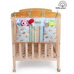 Babyhug Premium Cotton Jungle Safari Bed Organiser