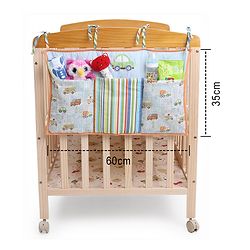 Babyhug Premium Cotton Jungle Safari Bed Organiser