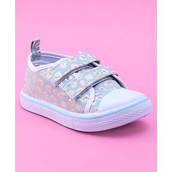 Cute Walk by Babyhug Canvas Shoes - Blue