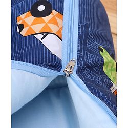 Babyhug Sleeping Bag Cars Print - Navy Blue