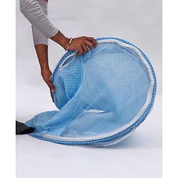 Babyhug Portable Mosquito Net with Matress  - Blue