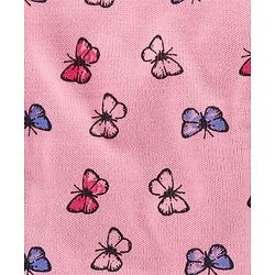 Babyhug Full Sleeves Sweater Butterfly Print - Pink