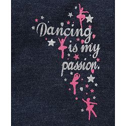 Babyhug Full Sleeves Sweater Dancing Print - Navy Blue