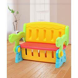 Babyhug Multifunction Chair Cum Study Table - Multicolor| Easy to Assemble| Light Weight| Indoor & Outdoor Use