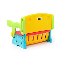 Babyhug Multifunction Chair Cum Study Table - Multicolor| Easy to Assemble| Light Weight| Indoor & Outdoor Use