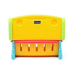 Babyhug Multifunction Chair Cum Study Table - Multicolor| Easy to Assemble| Light Weight| Indoor & Outdoor Use