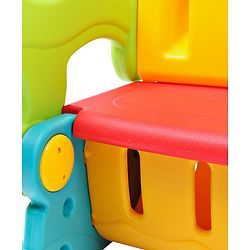 Babyhug Multifunction Chair Cum Study Table - Multicolor| Easy to Assemble| Light Weight| Indoor & Outdoor Use