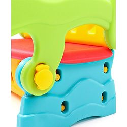 Babyhug Multifunction Chair Cum Study Table - Multicolor| Easy to Assemble| Light Weight| Indoor & Outdoor Use