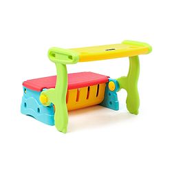 Babyhug Multifunction Chair Cum Study Table - Multicolor| Easy to Assemble| Light Weight| Indoor & Outdoor Use