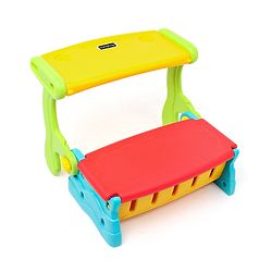 Babyhug Multifunction Chair Cum Study Table - Multicolor| Easy to Assemble| Light Weight| Indoor & Outdoor Use