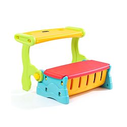 Babyhug Multifunction Chair Cum Study Table - Multicolor| Easy to Assemble| Light Weight| Indoor & Outdoor Use