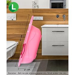 Babyhug Large Baby Bath Tub Cartoon Print - Pink