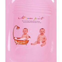 Babyhug Large Baby Bath Tub Cartoon Print - Pink