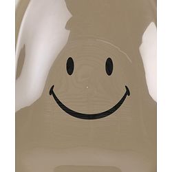 Babyhug Large Bath Tub with Bath Sling Smiley Print - Brown (Print may vary)