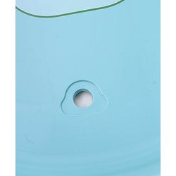 Babyhug Large Bath Tub with Bath Sling Smiley Print with Drainage Cap - Blue