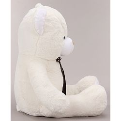 Babyhug Plush Teddy Bear Soft Toy for Kids|Huggable Stuffed Toy|Enhances Imagination & Emotional Growth|Perfect for Snuggles, Playtime & Gifting|BIS Certified|Height-91 cm|Off white