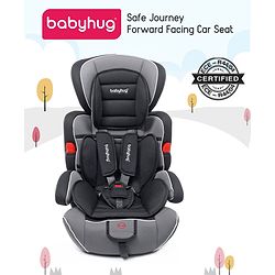 Babyhug Safe Journey Forward Facing Car Seat - Level of Headrest adjustment  - 11 Black
