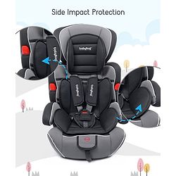 Babyhug Safe Journey Forward Facing Car Seat - Level of Headrest adjustment  - 11 Black
