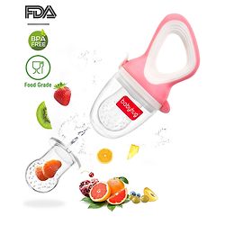 Babyhug Fruit & Food Nibbler Easy Grip - Pink