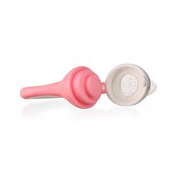Babyhug Fruit & Food Nibbler Easy Grip - Pink
