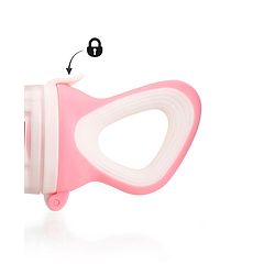 Babyhug Fruit & Food Nibbler Easy Grip - Pink