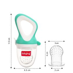 Babyhug Fruit & Food Nibbler Easy Grip - Green