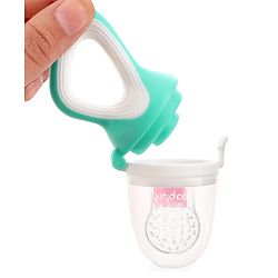Babyhug Fruit & Food Nibbler Easy Grip - Green