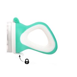 Babyhug Fruit & Food Nibbler Easy Grip - Green