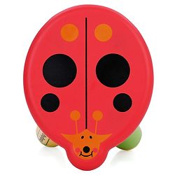 Babyhug Lightweight Stool Ladybug Design - Red Multicolor| Easy to Assemble| Step Stool| Bathroom Stool| Indoor & Outdoor Use