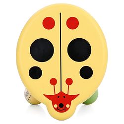 Babyhug Stool Ladybug Design - Yellow Multicolor| Easy to Assemble| Step Stool| Bathroom Stool| Indoor & Outdoor Use