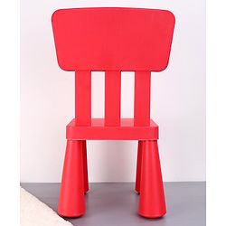 Babyhug Lightweight Chair with Comfortable Back Rest  Red| Lightweight| Durable Built| Indoor & Outdoor Use| Easy to Assemble