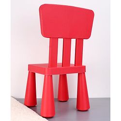 Babyhug Lightweight Chair with Comfortable Back Rest  Red| Lightweight| Durable Built| Indoor & Outdoor Use| Easy to Assemble