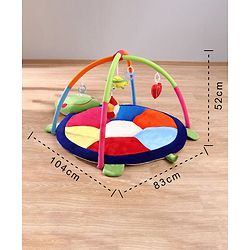 Babyhug Twist N Fold Move N Play Activity Gym Tortoise - Multicolor