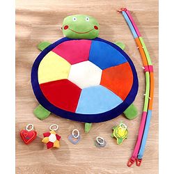 Babyhug Twist N Fold Move N Play Activity Gym Tortoise - Multicolor