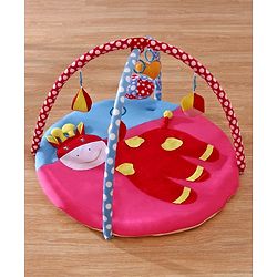 Babyhug Twist N Fold Move N Play Activity Gym Pony With Mosquito Net