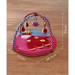 Babyhug Twist N Fold Move N Play Activity Gym Pony With Mosquito Net