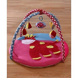 Babyhug Twist N Fold Move N Play Activity Gym Pony With Mosquito Net