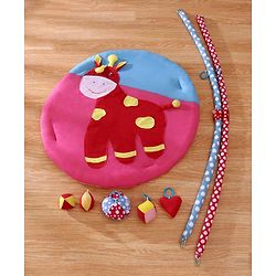 Babyhug Twist N Fold Move N Play Activity Gym Pony With Mosquito Net