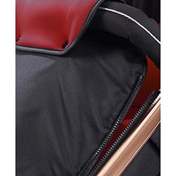 Babyhug Majestic Stroller Cum Carry Cot With Canopy - Red