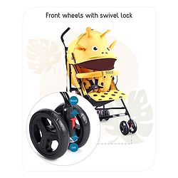 Babyhug Lil Giffee Baby Stroller - Yellow
