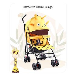 Babyhug Lil Giffee Baby Stroller - Yellow