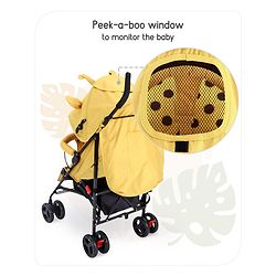 Babyhug Lil Giffee Baby Stroller - Yellow