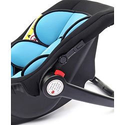 Babyhug Amber Car Seat Cum Carry Cot With Rocking Base with 1 Year Warranty - Black Blue