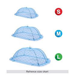 Babyhug Portable Baby Mosquito Net Medium  - Blue
