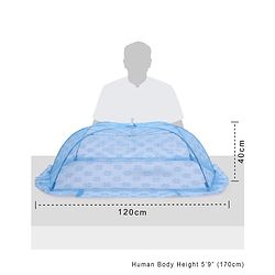 Babyhug Portable Baby Mosquito Net Large  - Blue