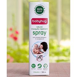 Babyhug 100% Natural Mosquito Repellent Spray - 100 ml