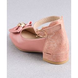 Cute Walk by Babyhug Bellies Bow Applique Embellished - Pink