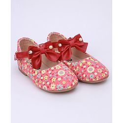 Cute Walk by Babyhug Floral Printed Bellies - Pink