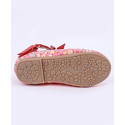 Cute Walk by Babyhug Floral Printed Bellies - Pink